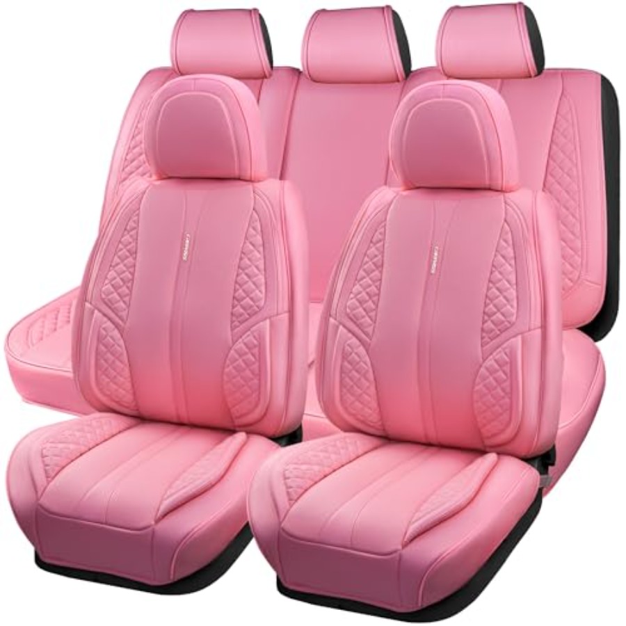 Leather Car Seat Covers Full Set Universal - Housses de siège auto en cuir
