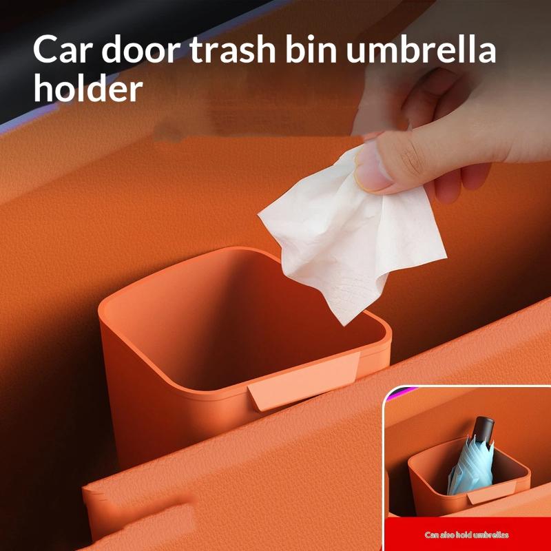 Nouveau boîtier de rangement e - Waterproof Car Trash Can With Lid avis et prix