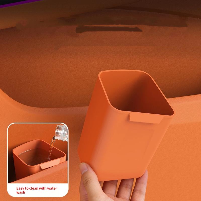 Nouveau boîtier de rangement e - Waterproof Car Trash Can With Lid avis et prix
