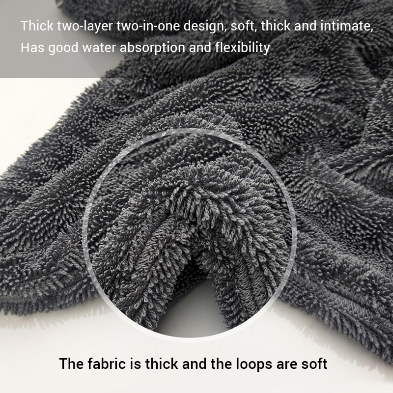 Serviette de lavage de voiture - Microfiber Car Drying Towel Super Absorbent avis et prix