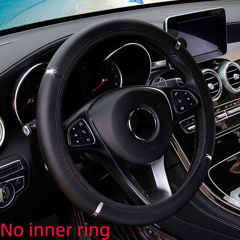 Nouvelles housses de volant en - Car Steering Wheel Cover Anti Slip Breathable avis et prix