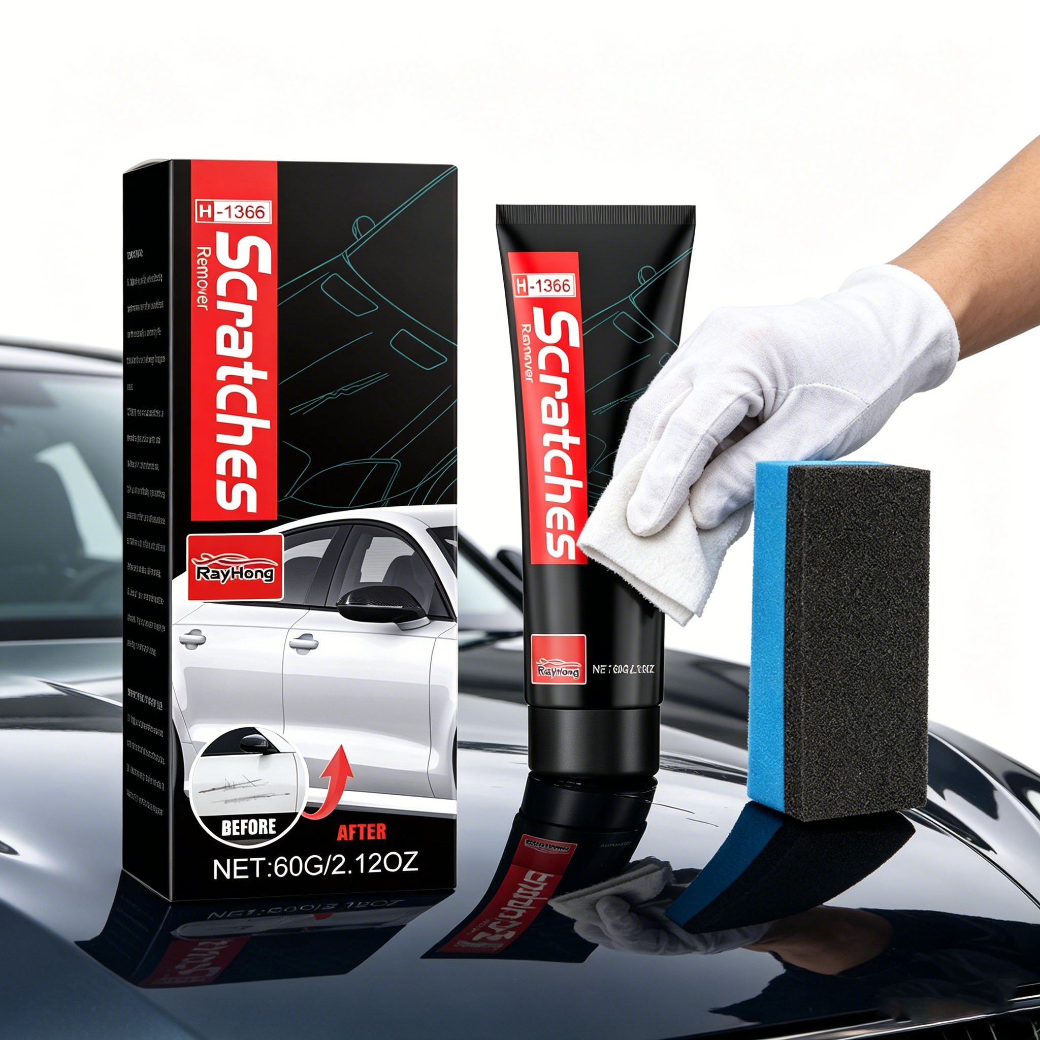 Pâte de réparation pour rayure - Car Scratch Repair Polishing Wax Paste avis et prix